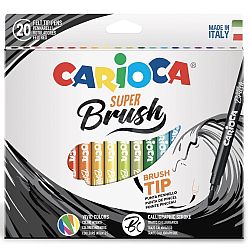 carioca-varf-flexibil-1-6mm-tip-pensula-20-culori-cutie-carioca-super-brush