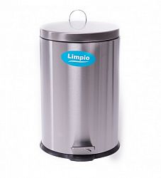 cos-gunoi-limpio-cx1-5l-inox-lucios