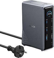 docking-station-anker-prime-737-14in1-160w-gan-ac-dc-interfata-smart-negru