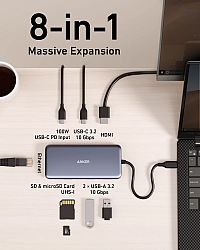 hub-anker-555-usb-c-8-in-1-4k-85w-gri