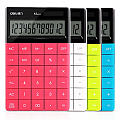 calculator-birou-modern-deli-12-digits-rosu