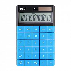 calculator-birou-modern-deli-12-digits-albastru