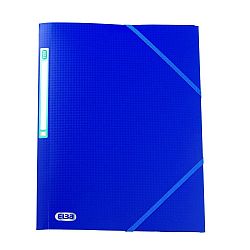 mapa-din-plastic-a4-cu-elastic-elba-memphis-albastru