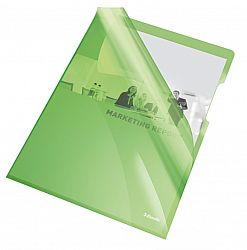 mapa-de-protectie-esselte-a4-cristal-150-microni-25-buc-set-verde