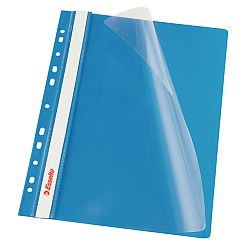 dosar-a4-din-plastic-cu-sina-si-11-multiperforatii-esselte-albastru