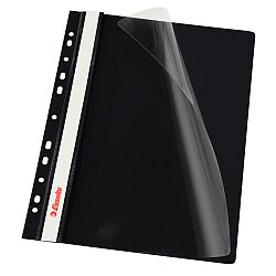 dosar-a4-din-plastic-cu-sina-si-11-multiperforatii-esselte-negru