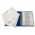 folie-de-protectie-a4-cu-margine-colorata-105-microni-cristal-esselte-100-buc-set-albastru