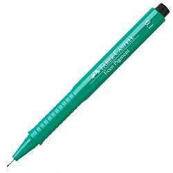 liner-cu-capilarii-faber-castell-ecco-pigment-0-10-mm-verde