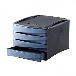 suport-4-sertare-fellowes-g2desk-albastru