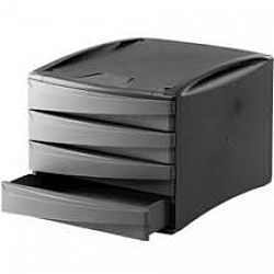 suport-4-sertare-fellowes-g2desk-negru