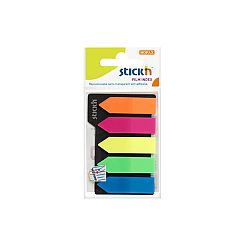 stick-index-plastic-transparent-color-42-x-12-mm-5-x-25-file-set-stick-n-5-culori-neon-sageata