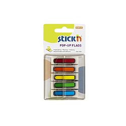 film-index-autoadeziv-45-x-12mm-5-x-30-file-set-cu-dispenser-stick-n-pop-up-5-culori-neon