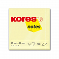 notes-adeziv-hartie-kores-75-x-75-mm-galben-pastel-100-file-set
