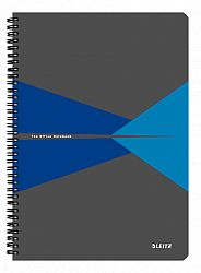 caiet-de-birou-cu-spira-a4-office-leitz-dictando-90-coli-albastru