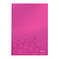 caiet-de-birou-a4-wow-leitz-coperta-dura-dictando-80-coli-roz