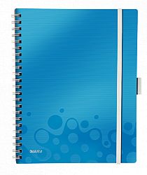caiet-de-birou-cu-spira-a4-be-mobile-wow-leitz-dictando-80-coli-albastru