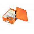 cutie-suprapozabila-leitz-click-store-organizer-mica-portocaliu