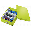 cutie-suprapozabila-leitz-click-store-organizer-mica-verde