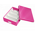 cutie-suprapozabila-leitz-click-store-organizer-medie-roz