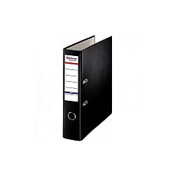 biblioraft-a4-plastifiat-pp-paper-margine-metalica-75-mm-optima-basic-negru