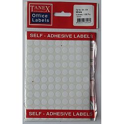 etichete-autoadezive-albe-d-10-mm-tanex
