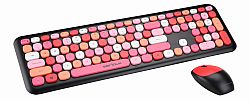 kit-tastatura-mouse-serioux-colourful-rosu