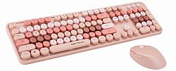 kit-tastatura-mouse-serioux-retro-maro