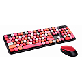 kit-tastatura-mouse-serioux-retro-rosu
