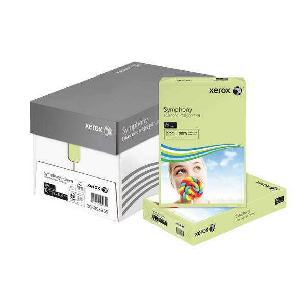 Hartie Copiator Color A4 Symphony Xerox Verde Pal
